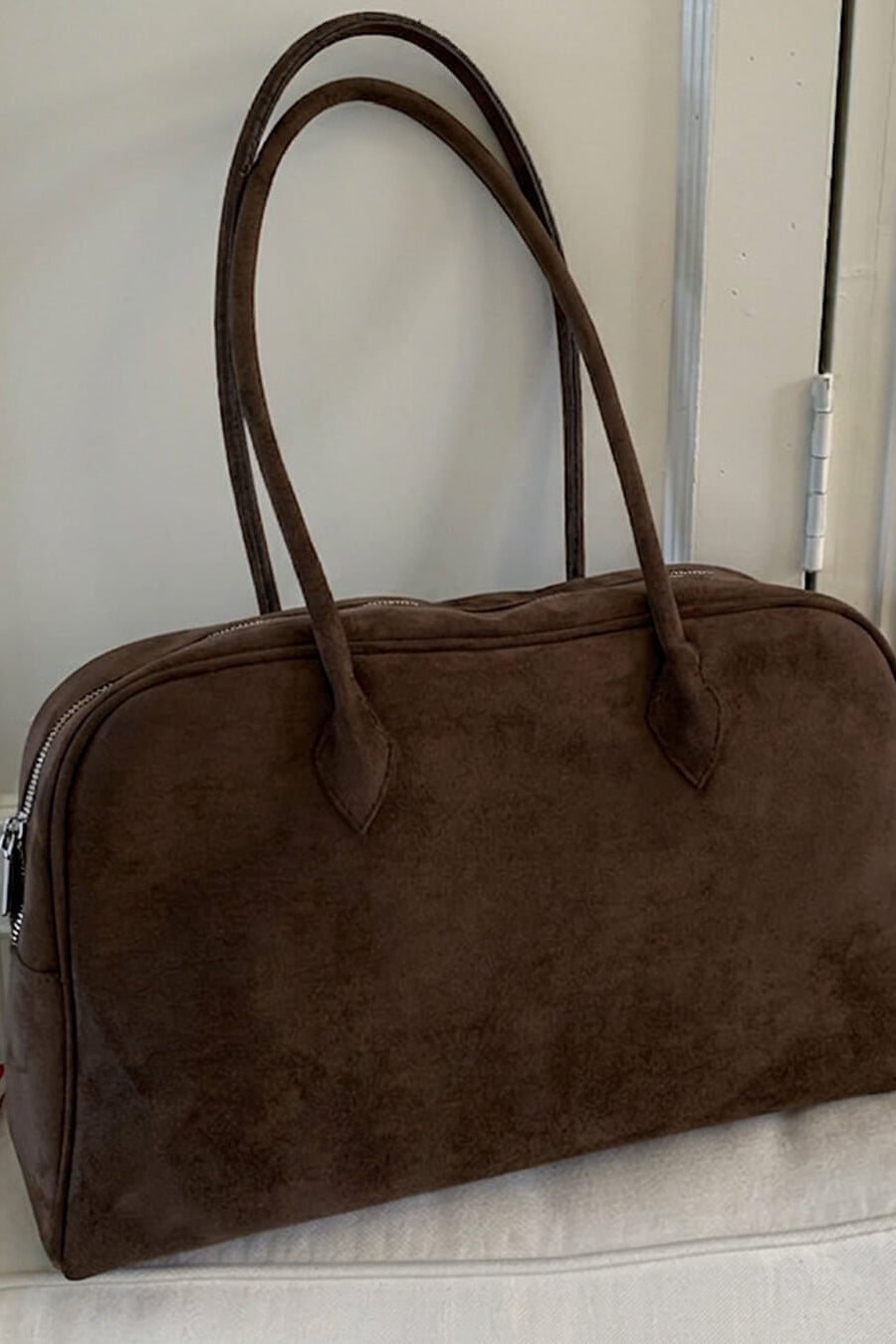 ZEYA - Sofia Vintage Faux Leather Laptop Tote