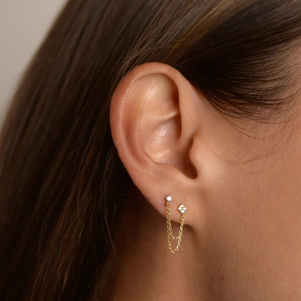 ZEYA - Suzane Chain Earrings