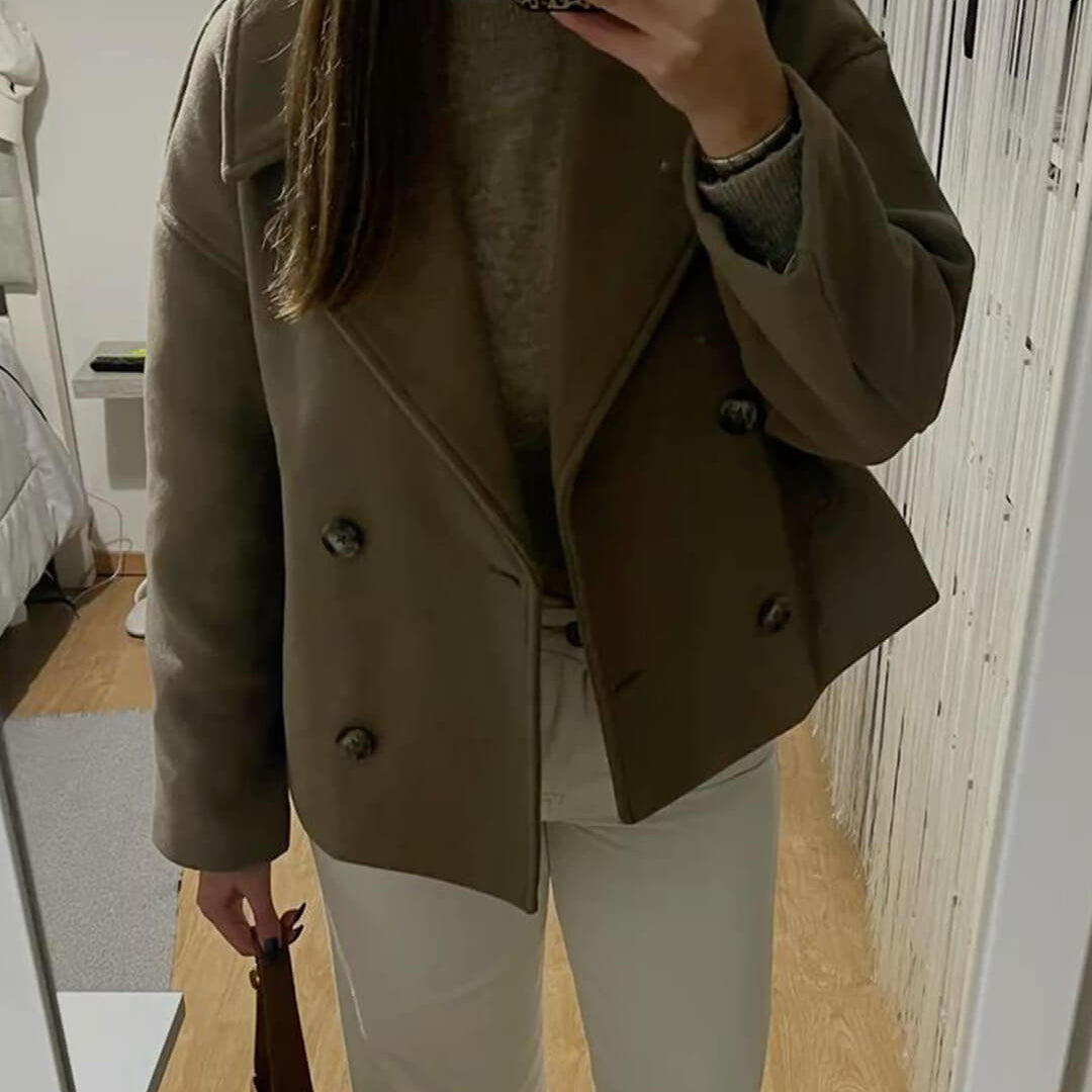 ZEYA - Suzy Short Double - Breasted Coat