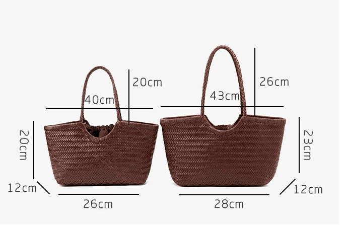 ZEYA - Tatum Handwoven Leather Tote Bag