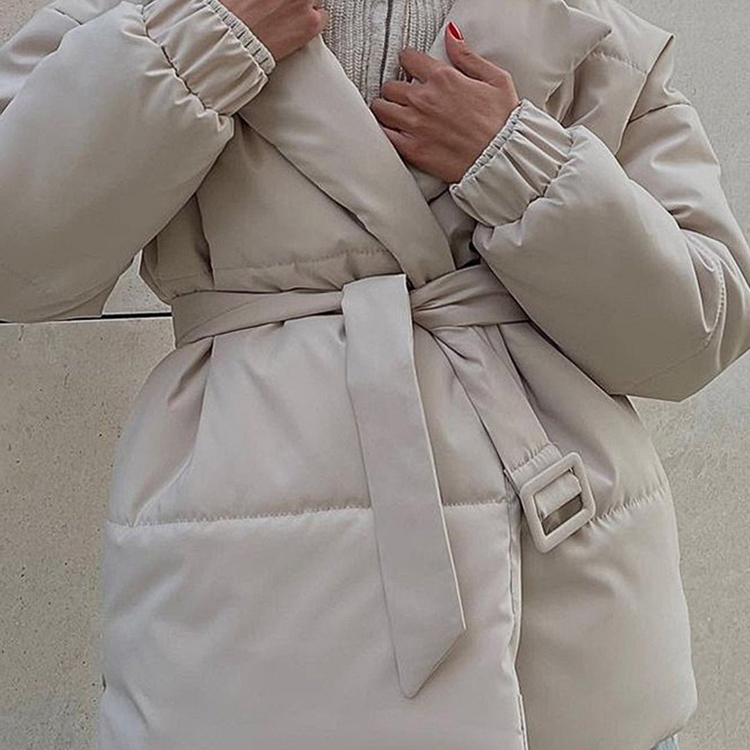 ZEYA - Thalia Belted Puffer Jacket