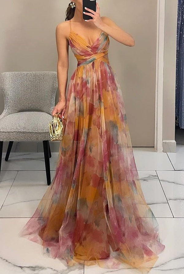 ZEYA - Vivien Floral Tulle Maxi Dress