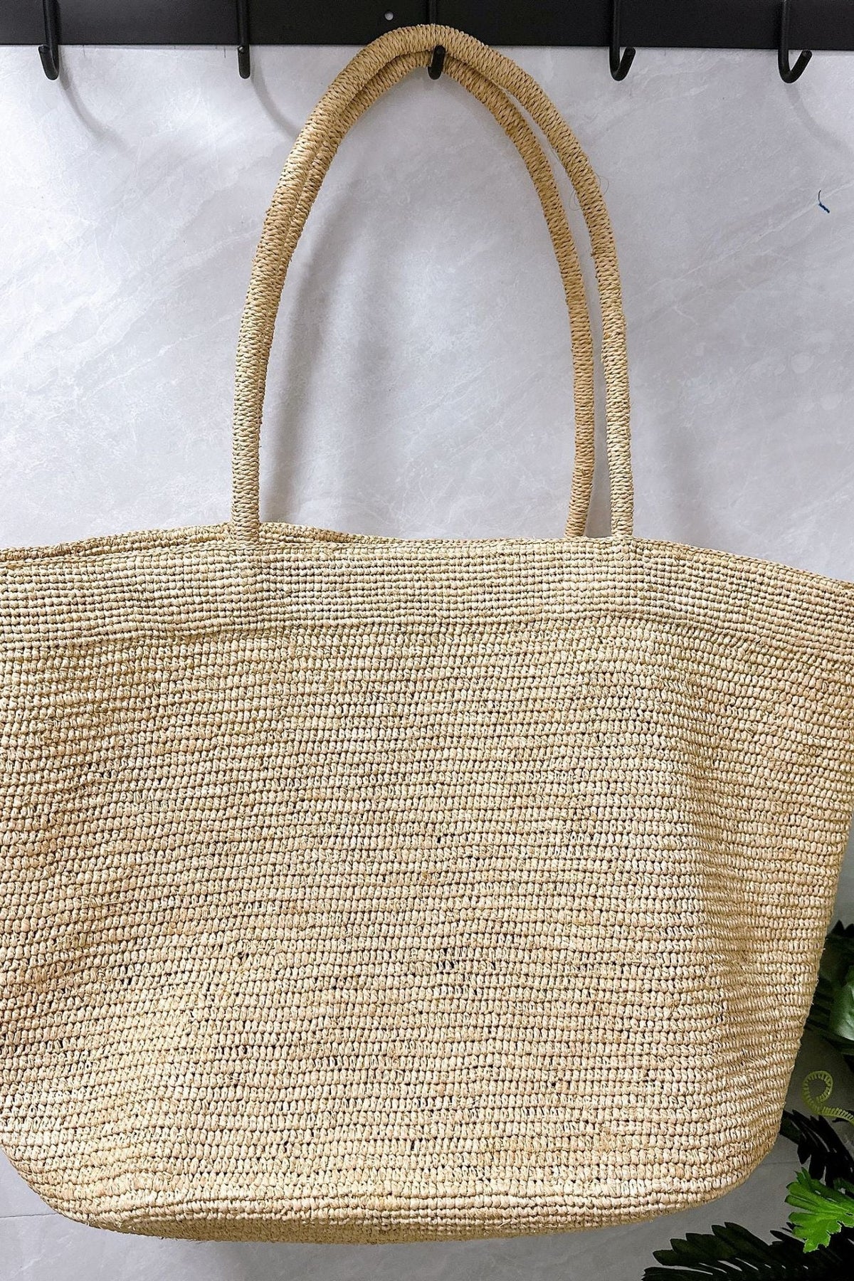 ZEYA - Vivienne Handwoven Rattan Tote