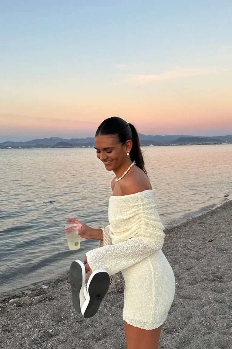 ZEYA - Zaria Off-Shoulder Bodycon Mini Dress