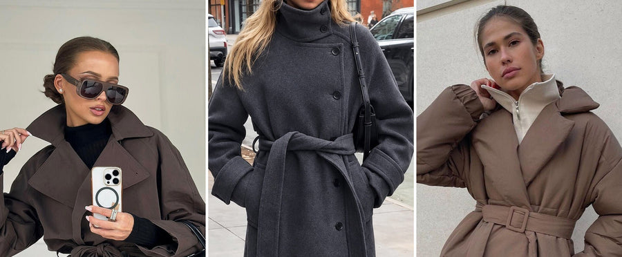 Il cappotto di ottobre: perché la silhouette con cintura è la vincente adesso