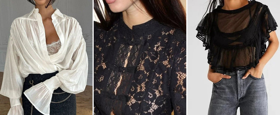 La maglia trasparente: lo strato più versatile della fine estate