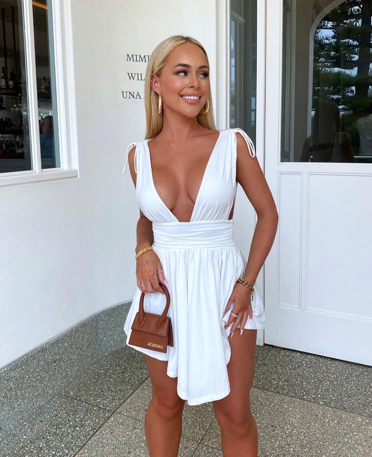 Vestito corto plissettato Vanessa