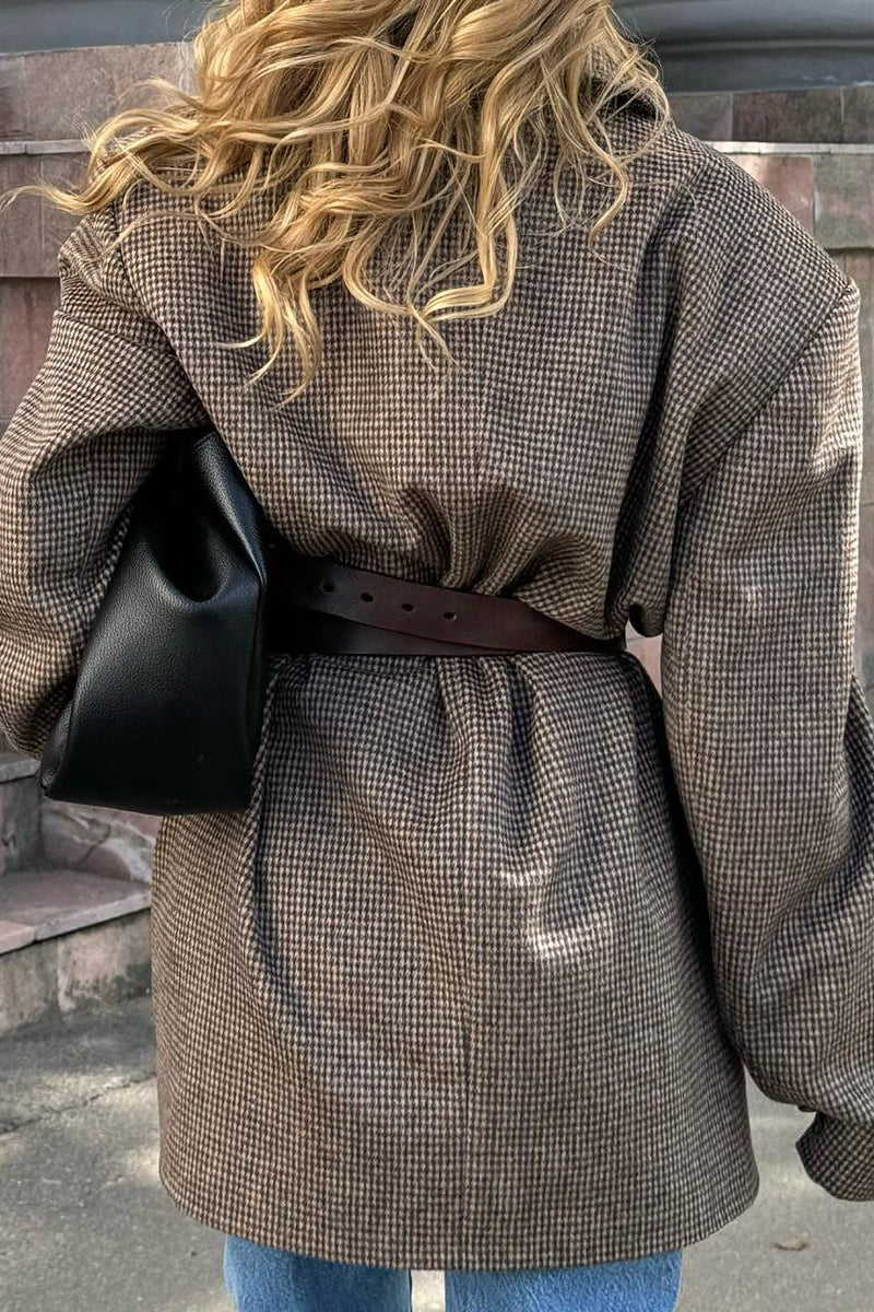 Cappotto Amy in tweed strutturato