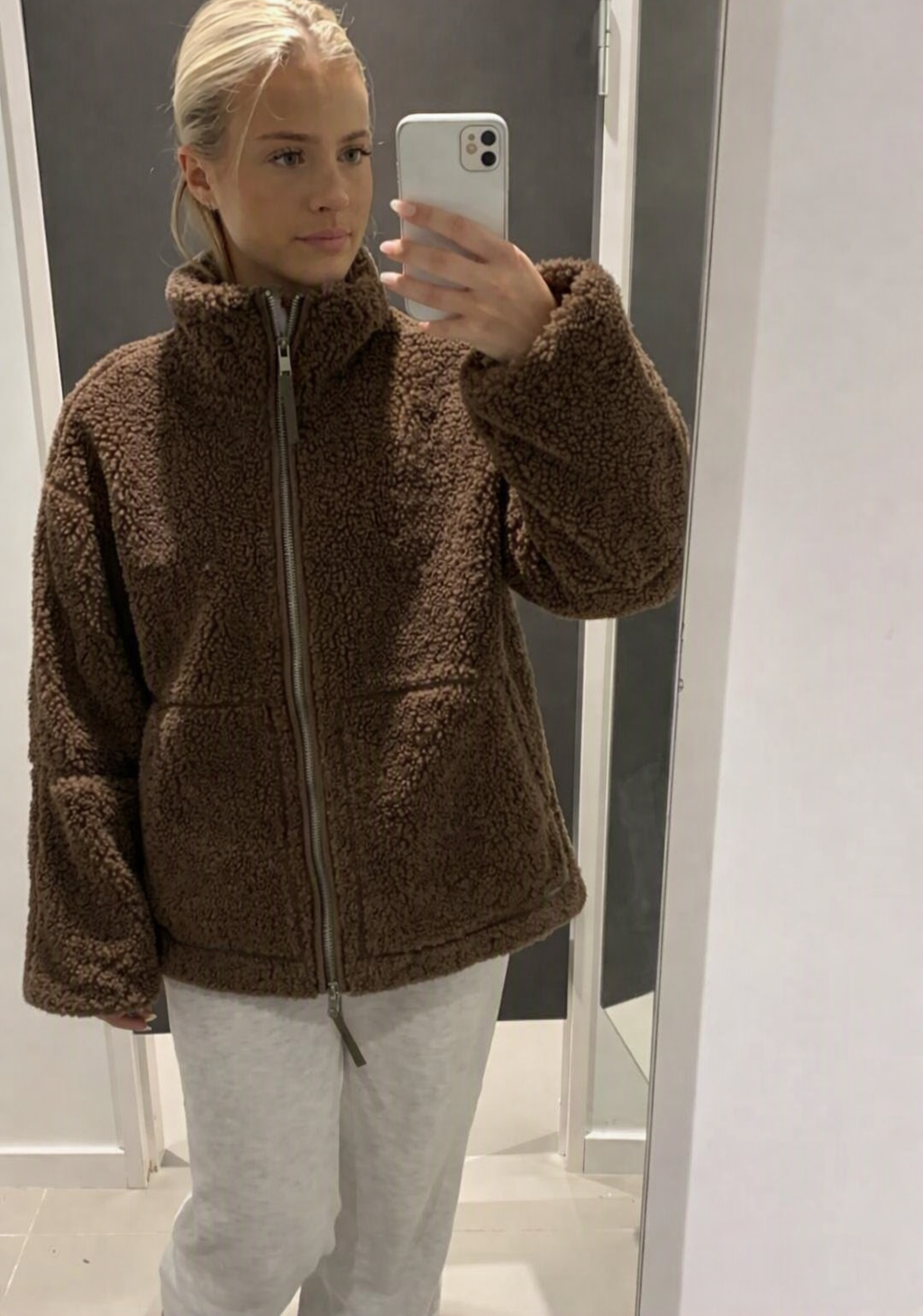 Giacca Teddy con Zip Suzette