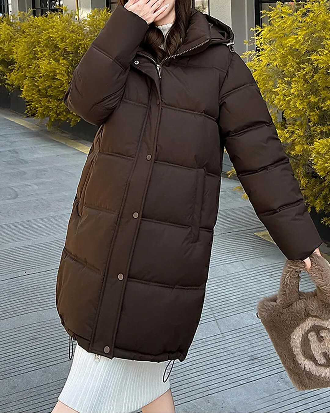 Carlyn Hooded Womens Parka Coat - Mid-Length Winter Jacket for Women, Stylish and Comfortable 3