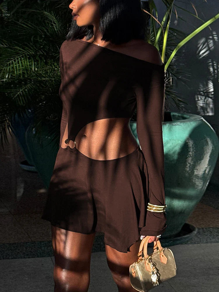 Sienna abito bodycon scollo off-shoulder