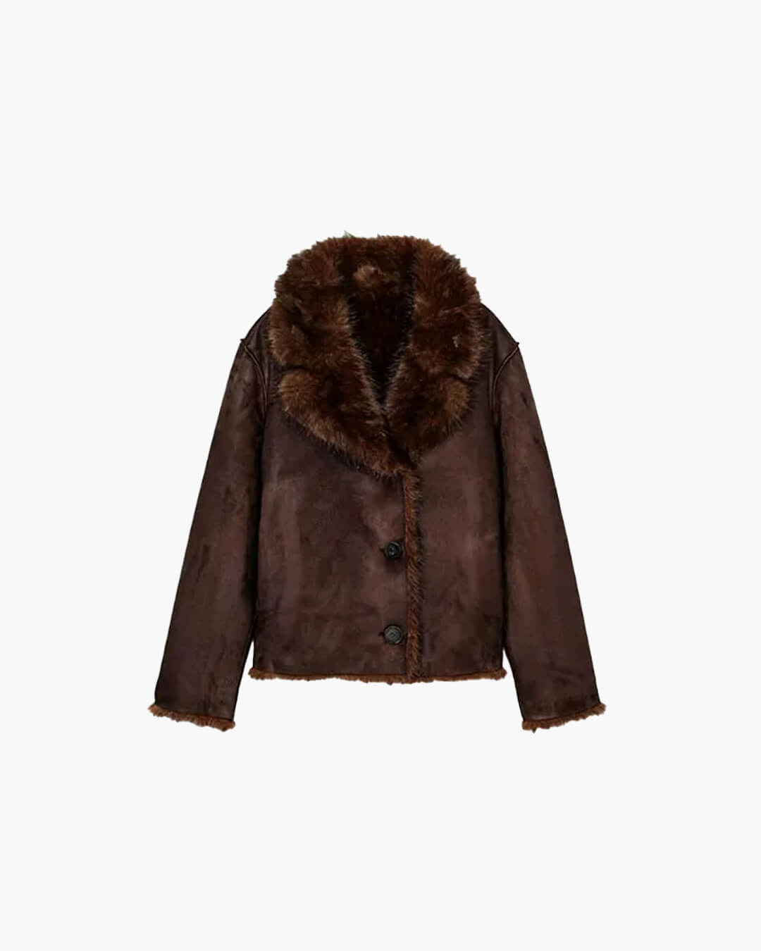 Jenny Reversible Faux Fur Leather Jacket for Women - Warm Women's Jacket and Stylish Women's Coats 6