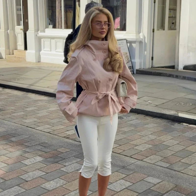 Giacca trench Emily con cintura