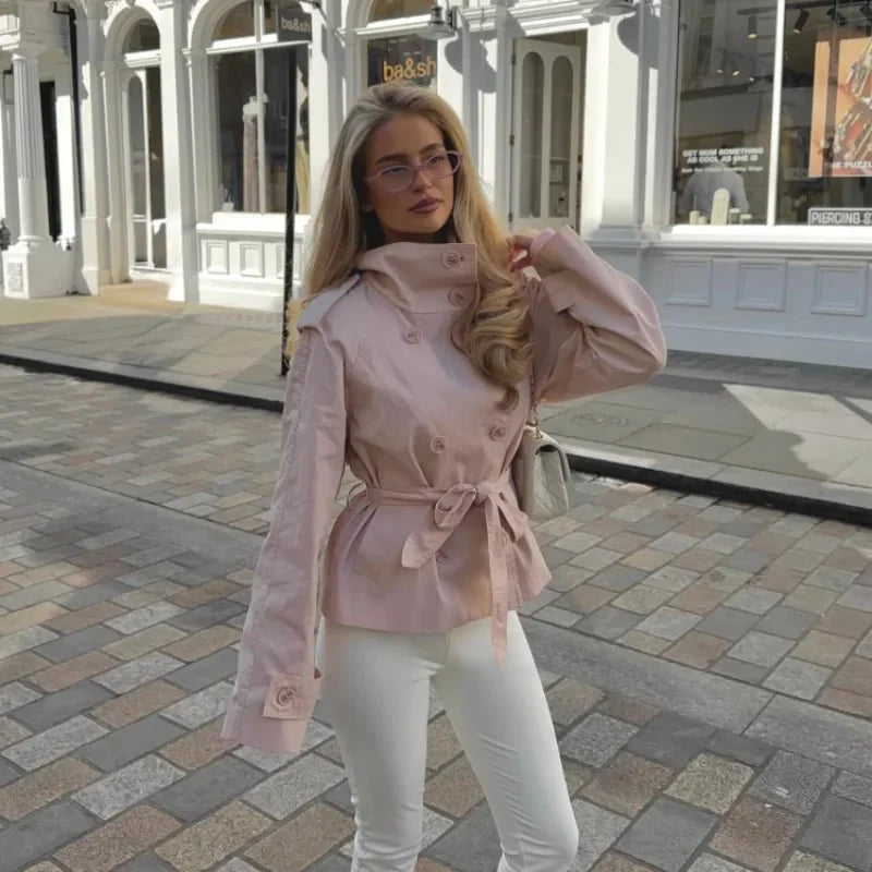 Giacca trench Emily con cintura