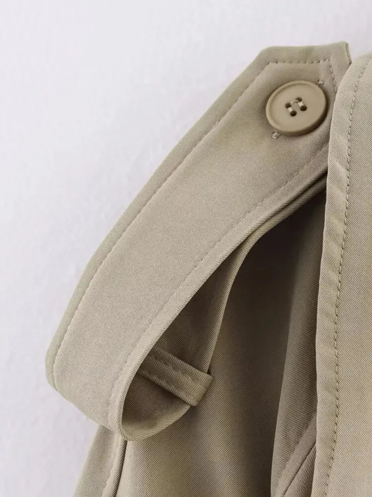 Trench coat oversize con cintura Fabienne