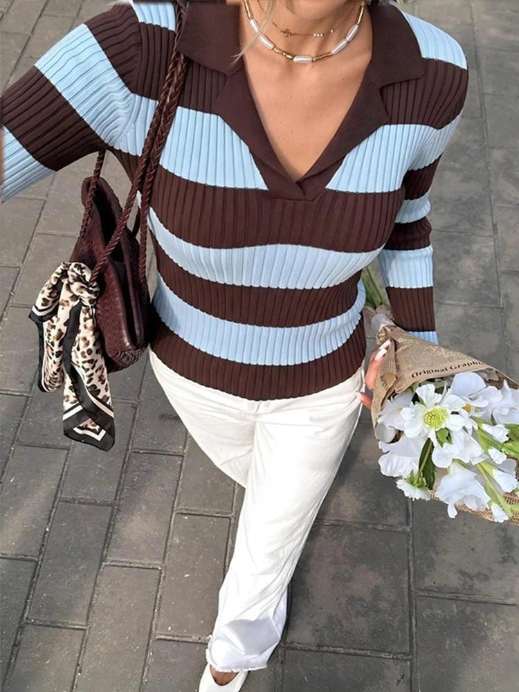 Maglione a righe Lara