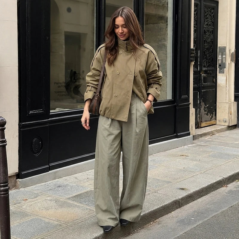 Trench coat corto Rachel utility