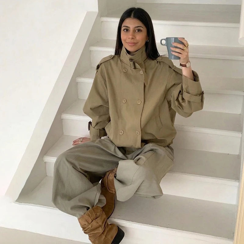 Trench coat corto Rachel utility