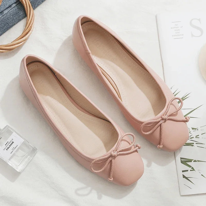 Lola Square Toe Ballet Flats
