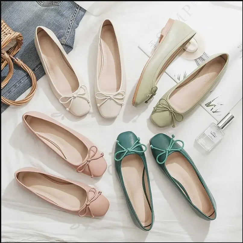 Lola Square Toe Ballet Flats
