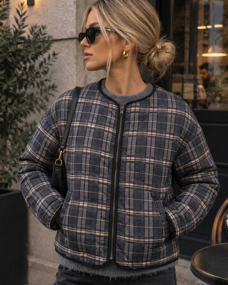 Jessica Giacca Imbottita a Quadri