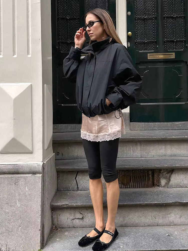 Giacca a vento con cappuccio Joanna