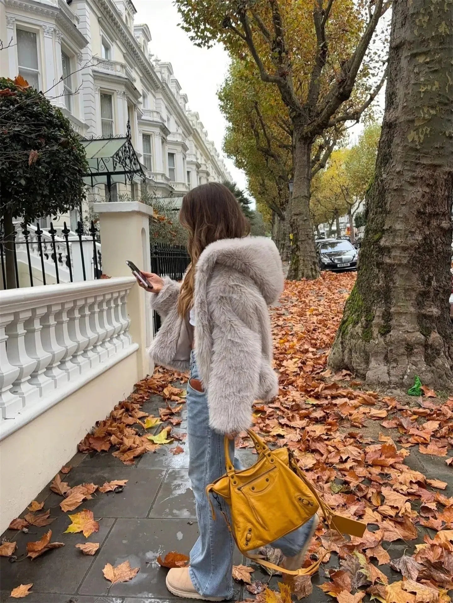 ZEYA - Rebecca Faux Fur Hooded Jacket