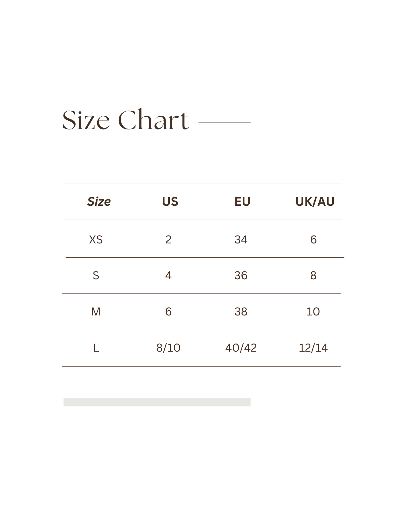 Size Guide