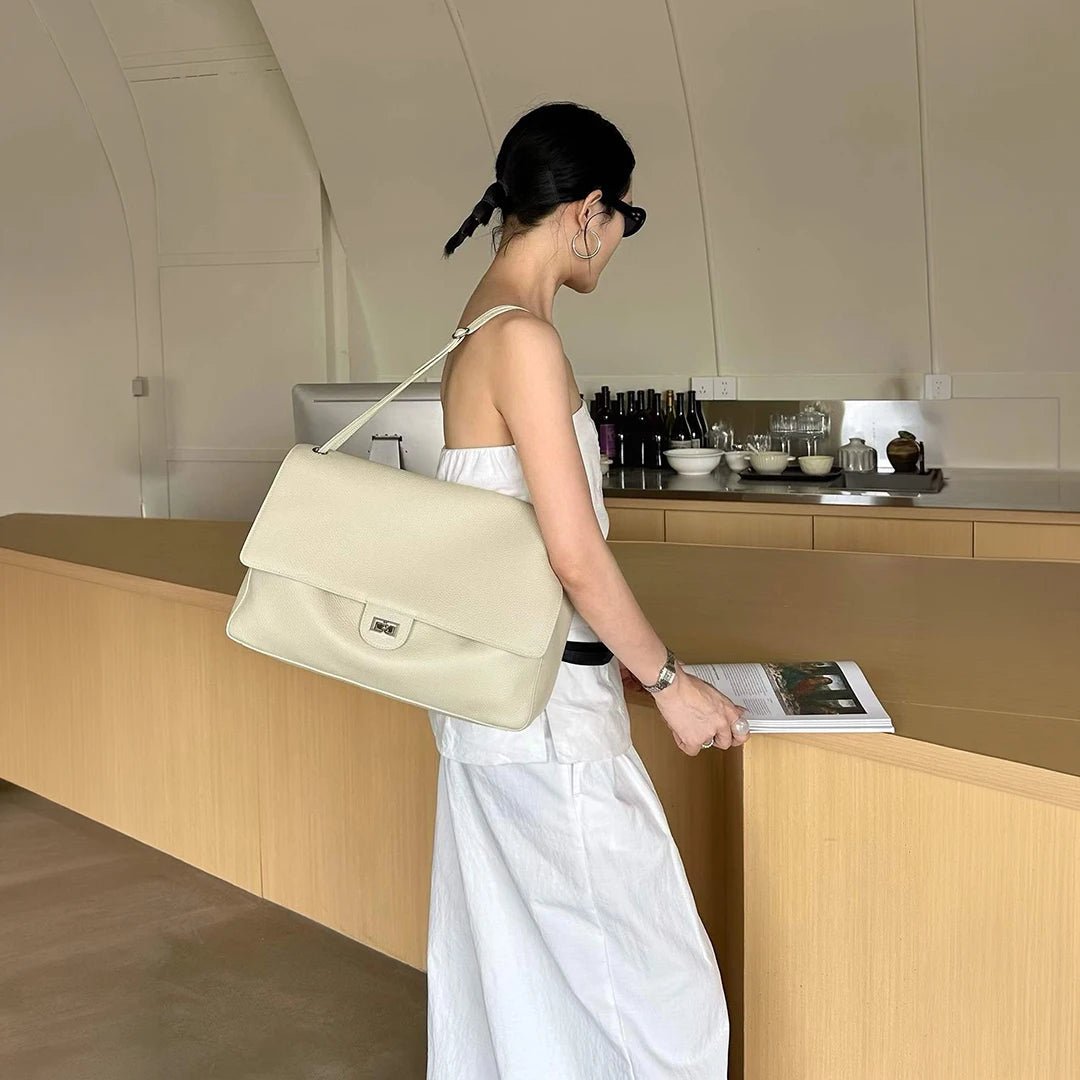 Borsa a tracolla Eva Chevron