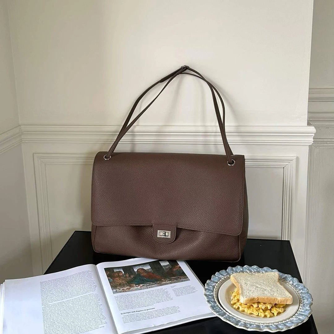 Borsa a tracolla Eva Chevron