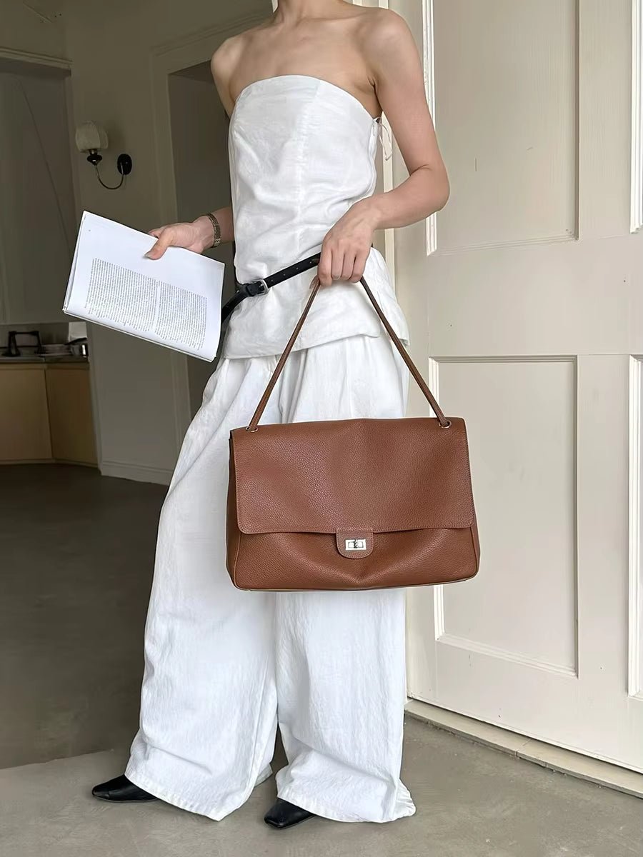 Borsa a tracolla Eva Chevron