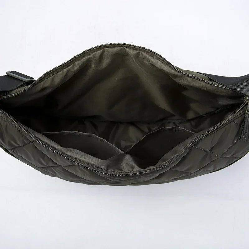 Borsa a tracolla e cintura in nylon Hanna