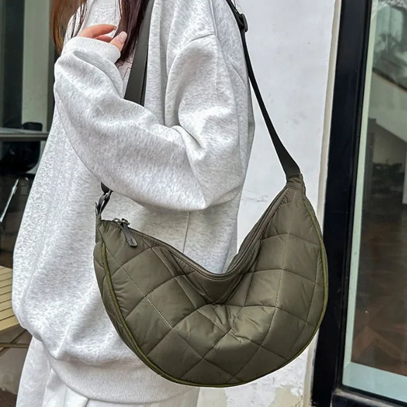 Borsa a tracolla e cintura in nylon Hanna