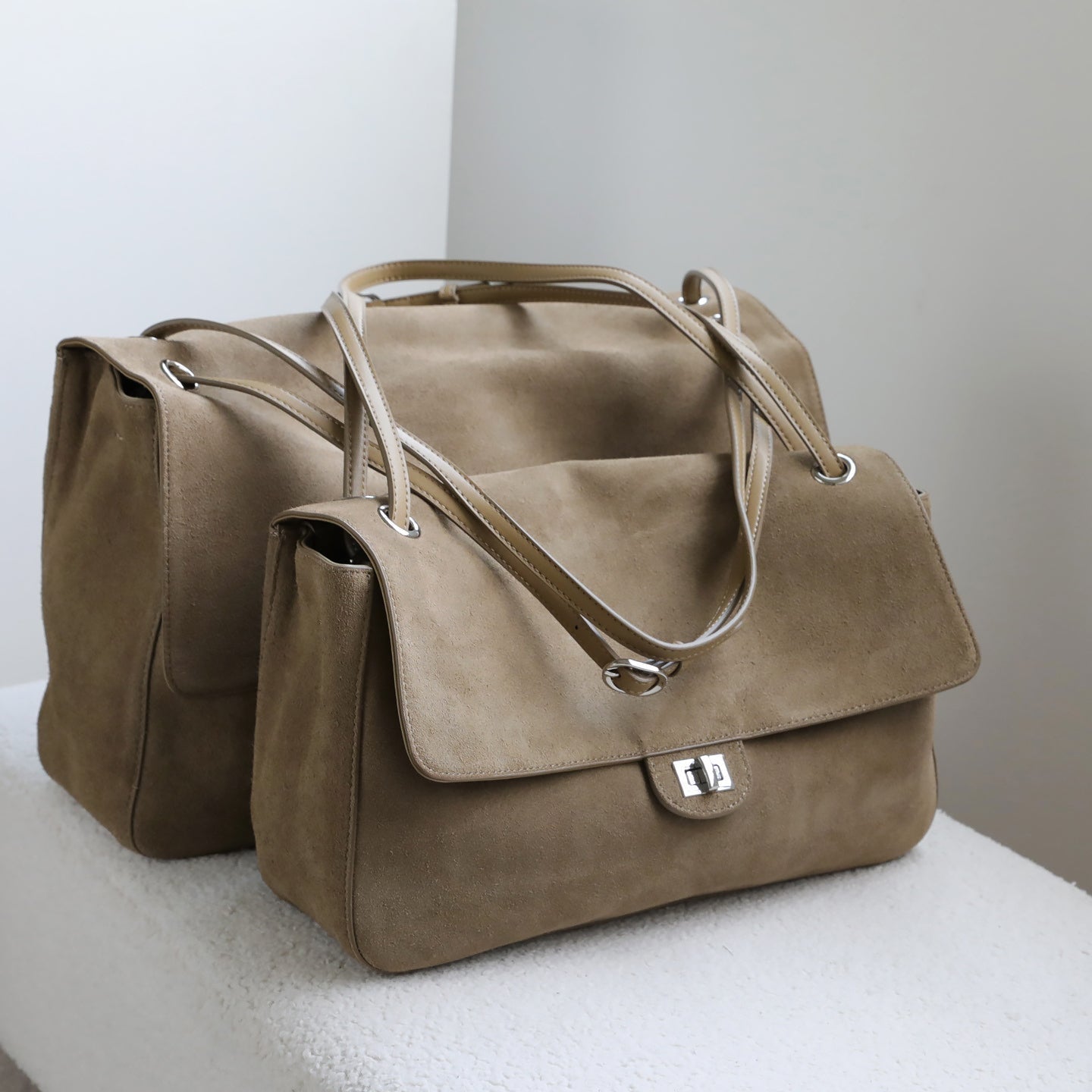 Borsa Tote Retrò in Pelle Bovina Opaca Lena
