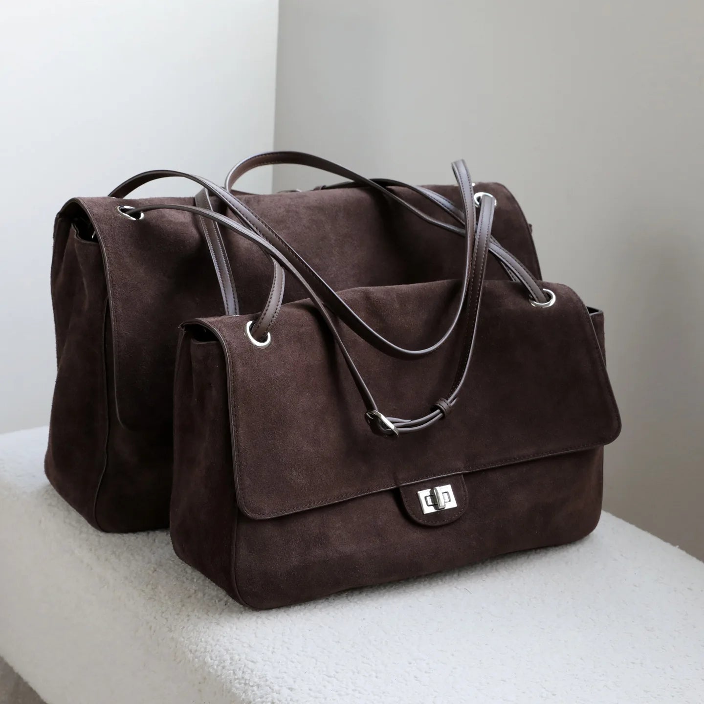 Borsa Tote Retrò in Pelle Bovina Opaca Lena