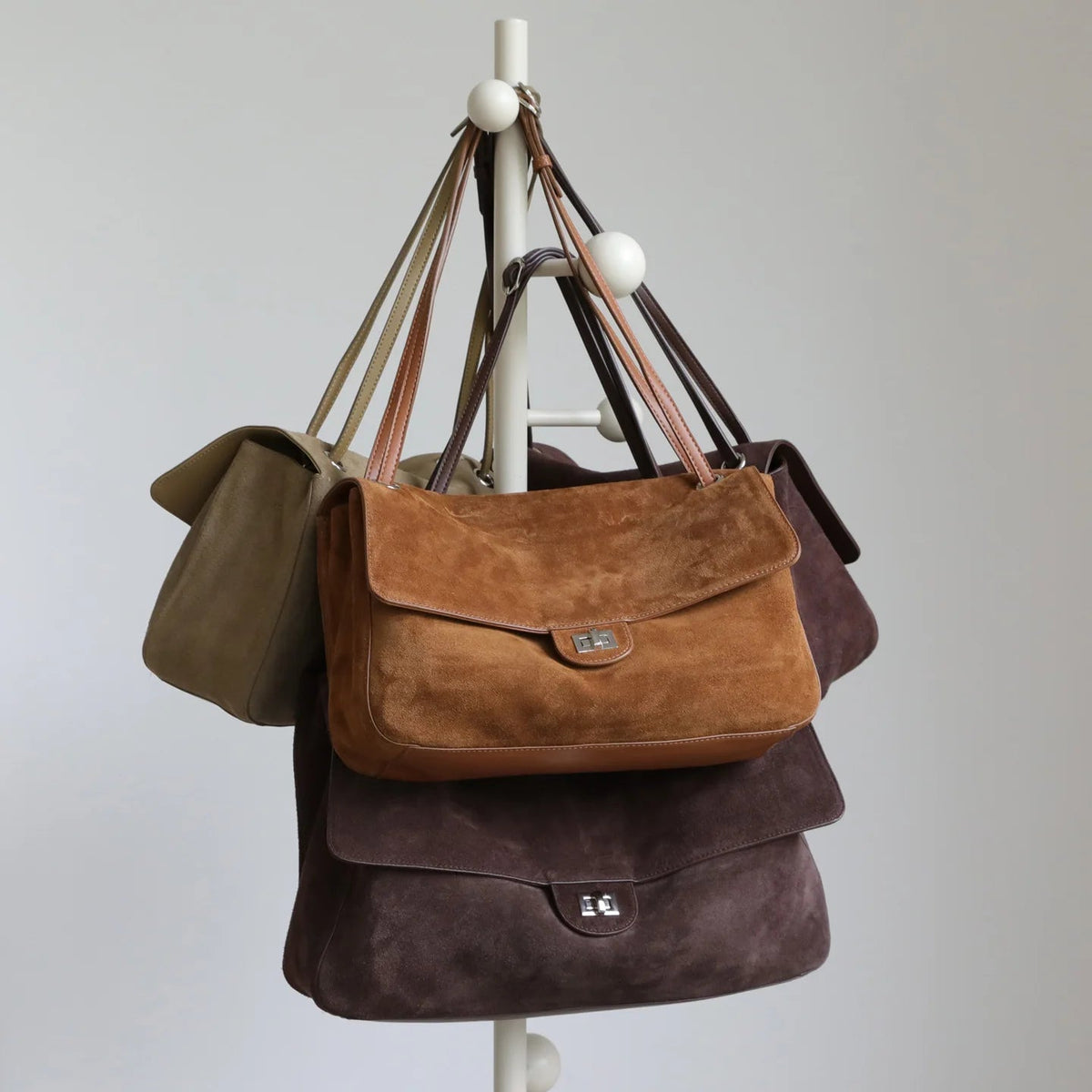 Borsa Tote Retrò in Pelle Bovina Opaca Lena