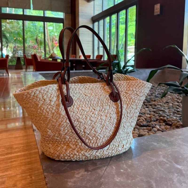 Borsa estiva intrecciata Margot