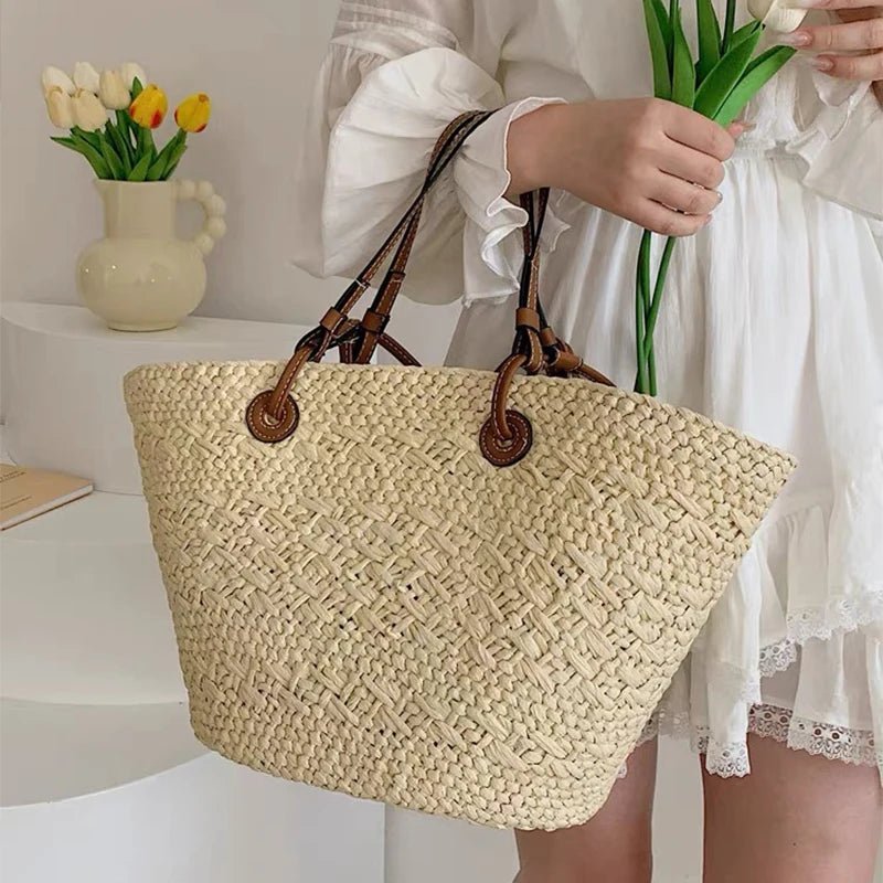 Borsa estiva intrecciata Margot