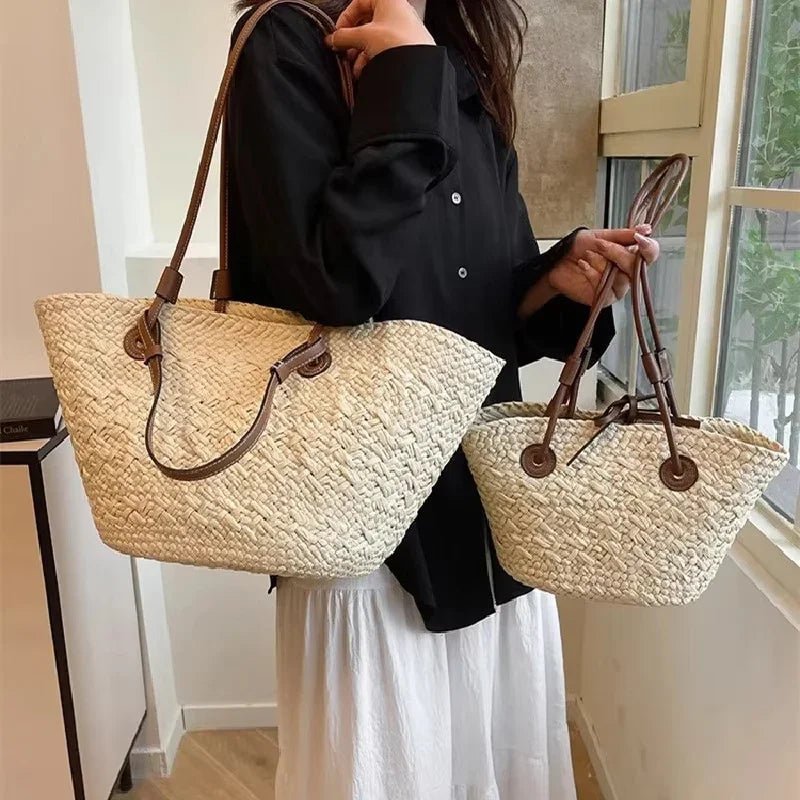 Borsa estiva intrecciata Margot
