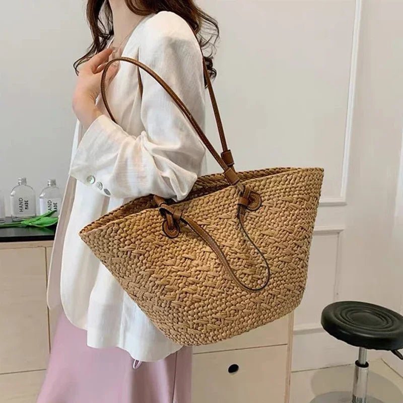 Borsa estiva intrecciata Margot