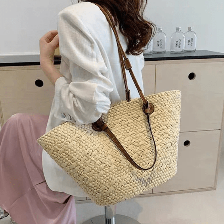Borsa estiva intrecciata Margot