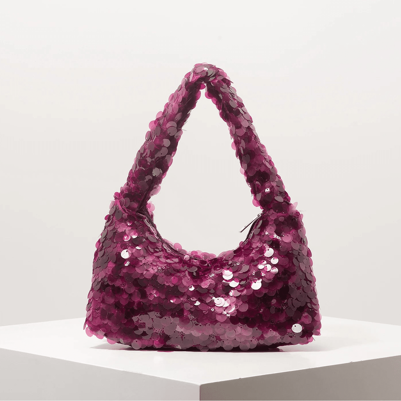Borsa a spalla da sera Margot con paillettes