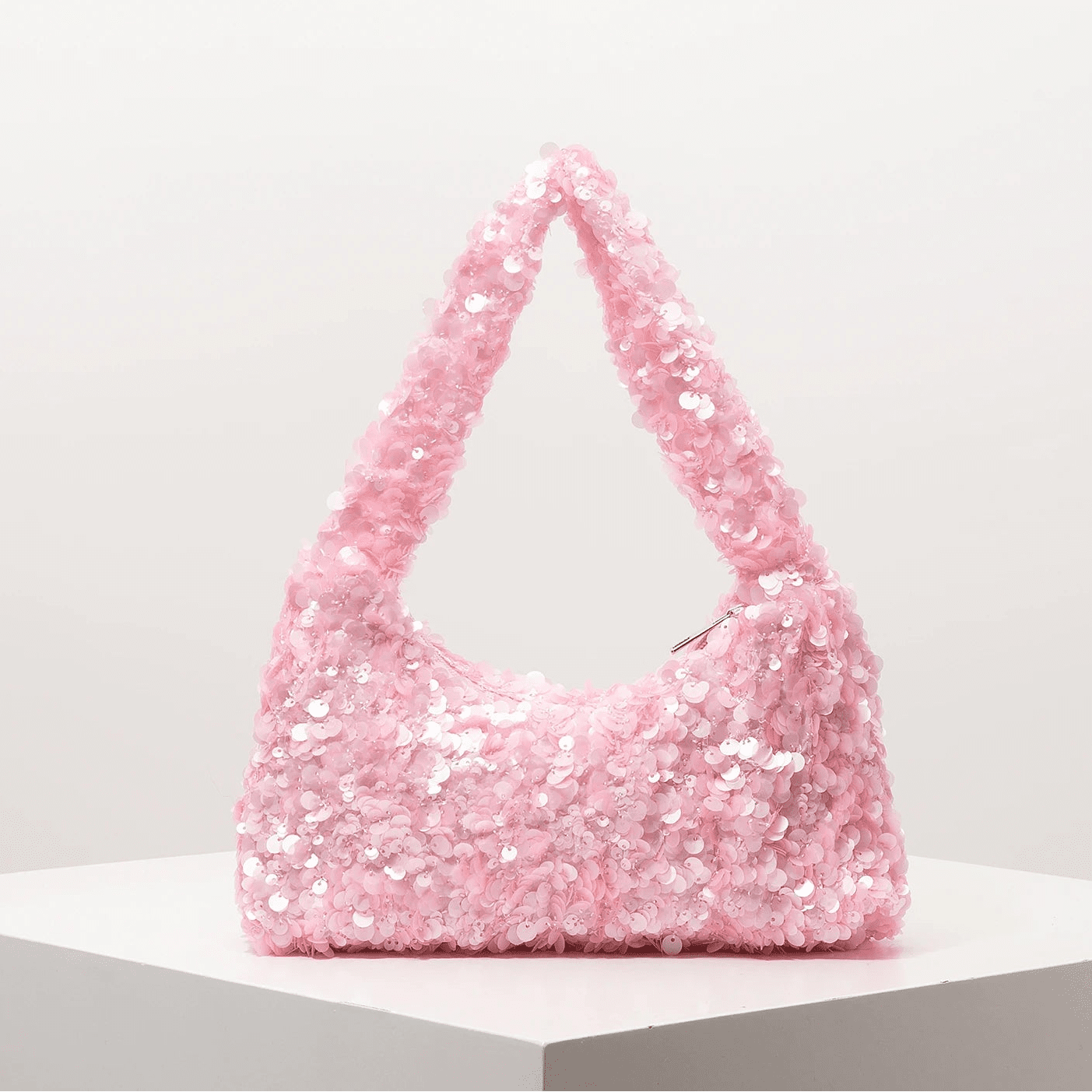 Borsa a spalla da sera Margot con paillettes