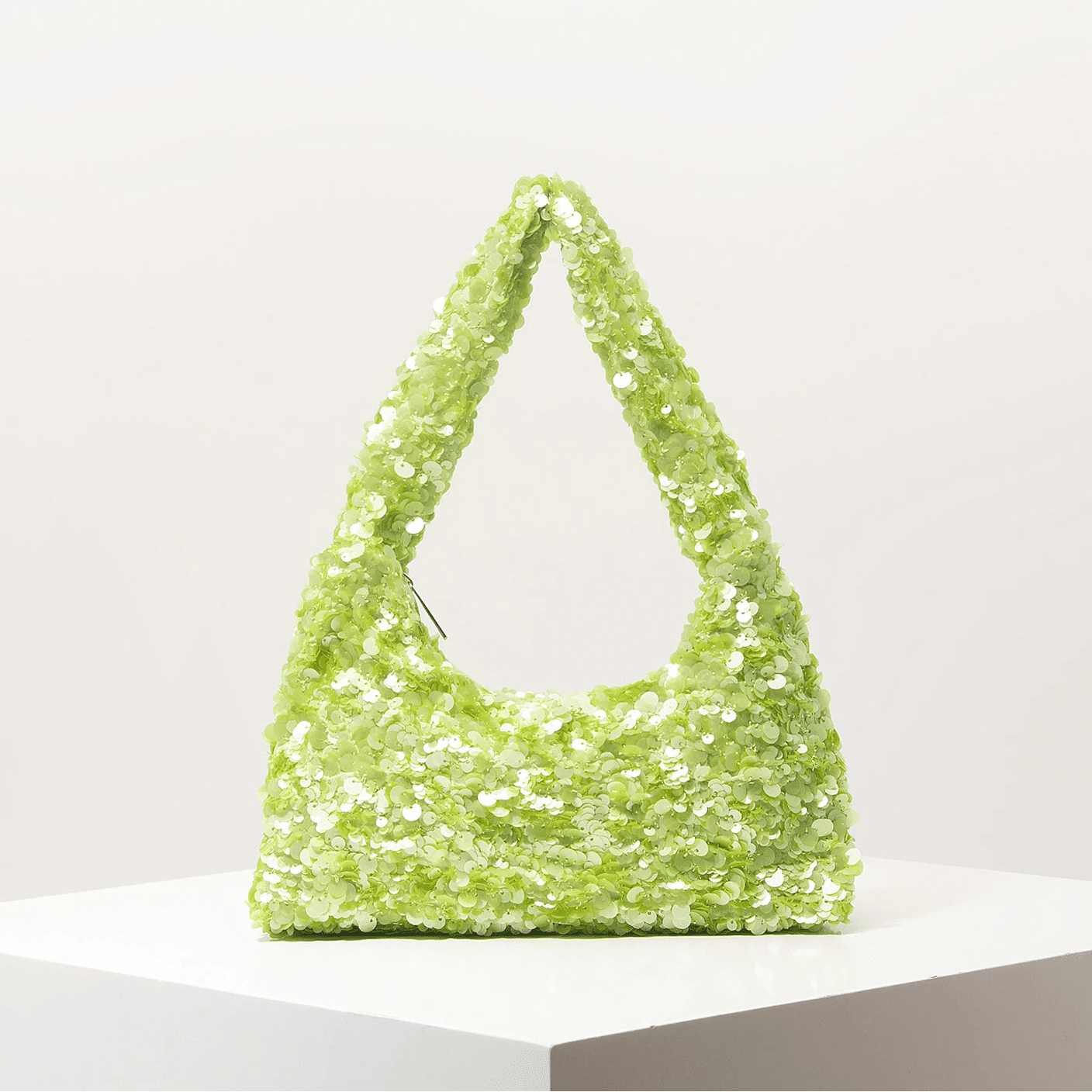 Borsa a spalla da sera Margot con paillettes