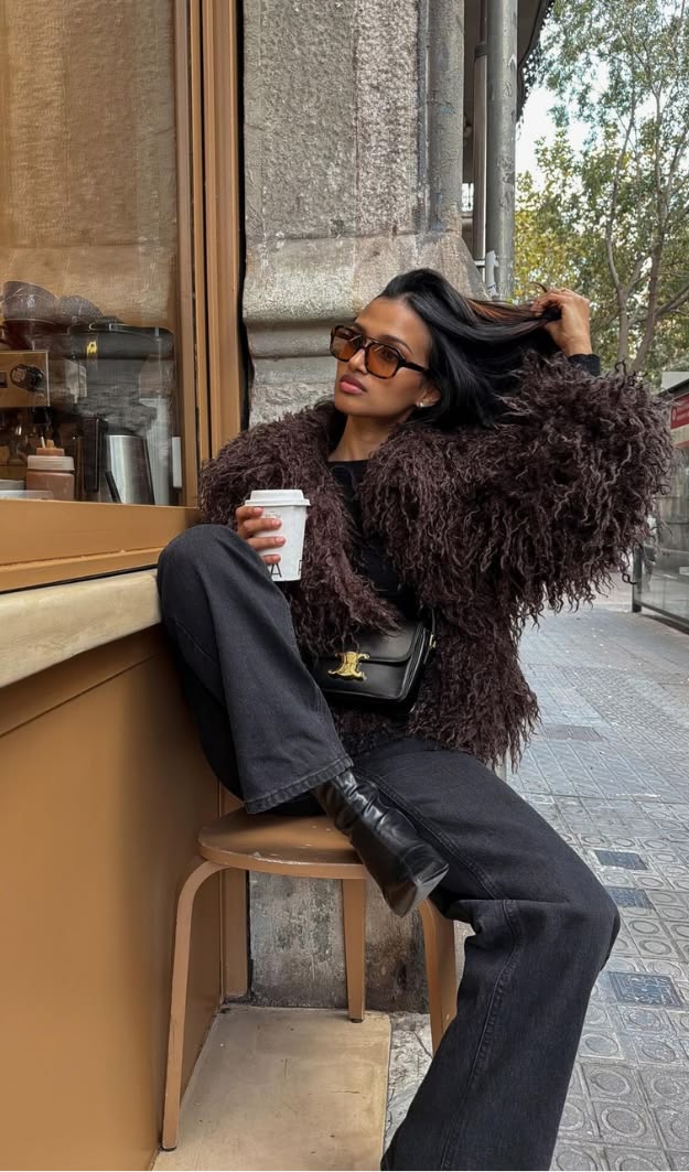 Cappotto in pelliccia sintetica Stella
