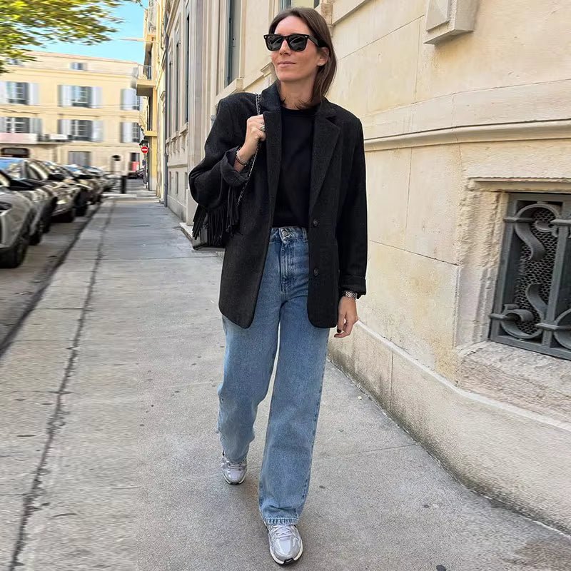 Blazer Alicia con nappine su misura