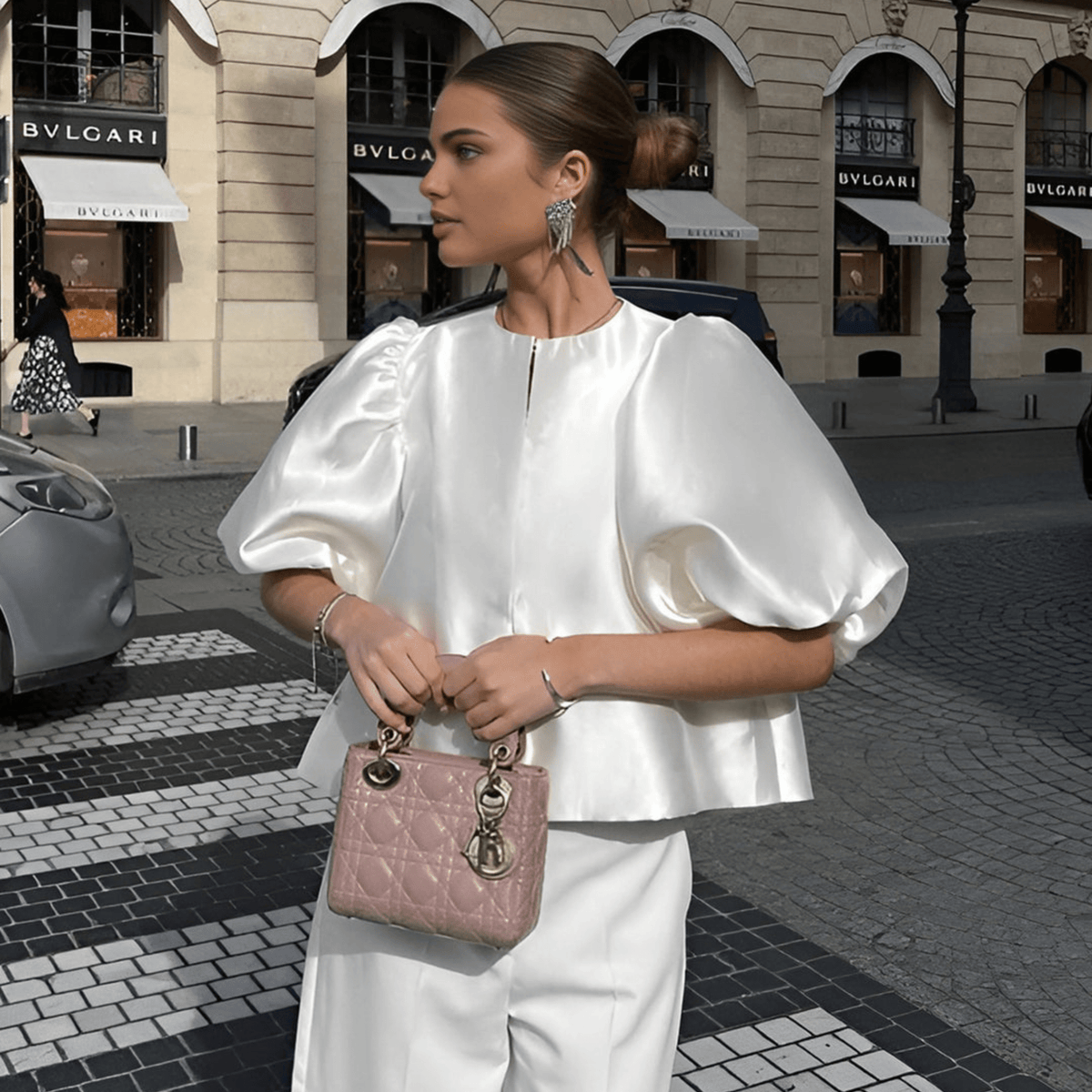 Blusa in Raso Natalie