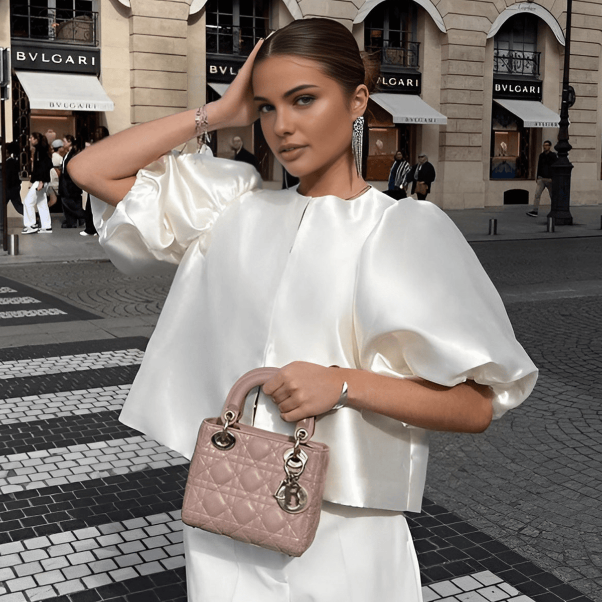 Blusa in Raso Natalie