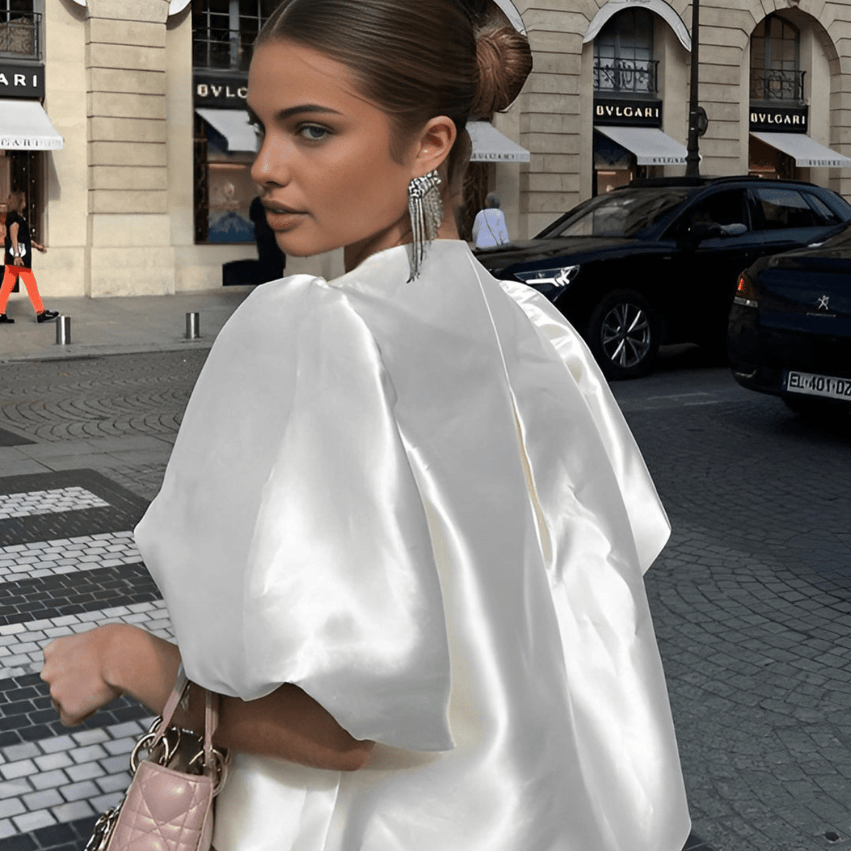 Blusa in Raso Natalie