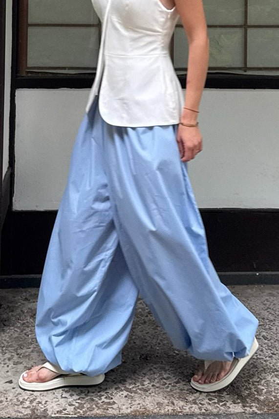 Pantaloni baggy Fenella con vita elasticizzata